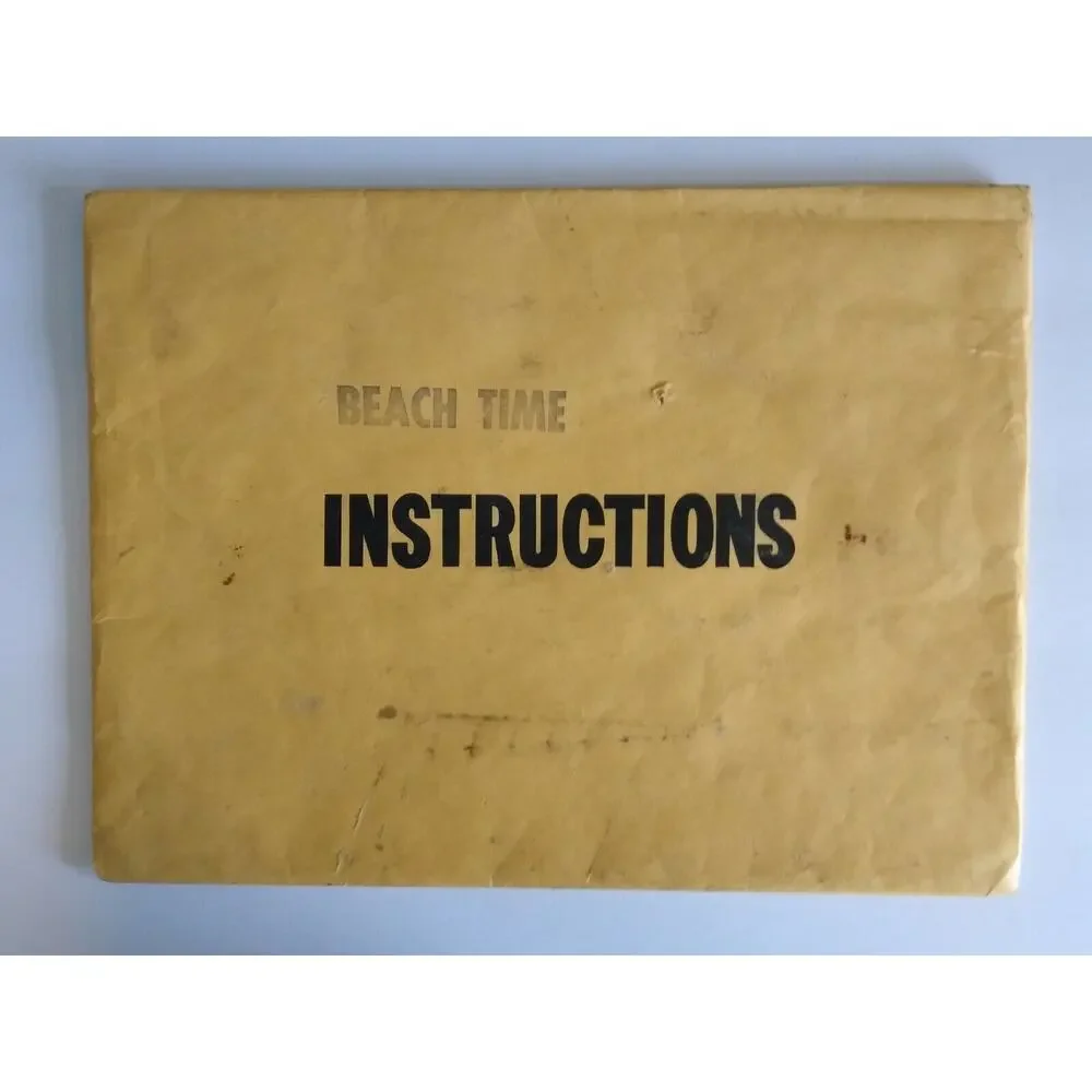Beach Time Pinball MANUAL + Schematic 1958 Original Bingo Game Machine Bally
